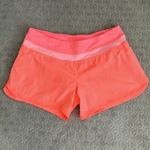 Lululemon Speed Short Pop Orange size 8